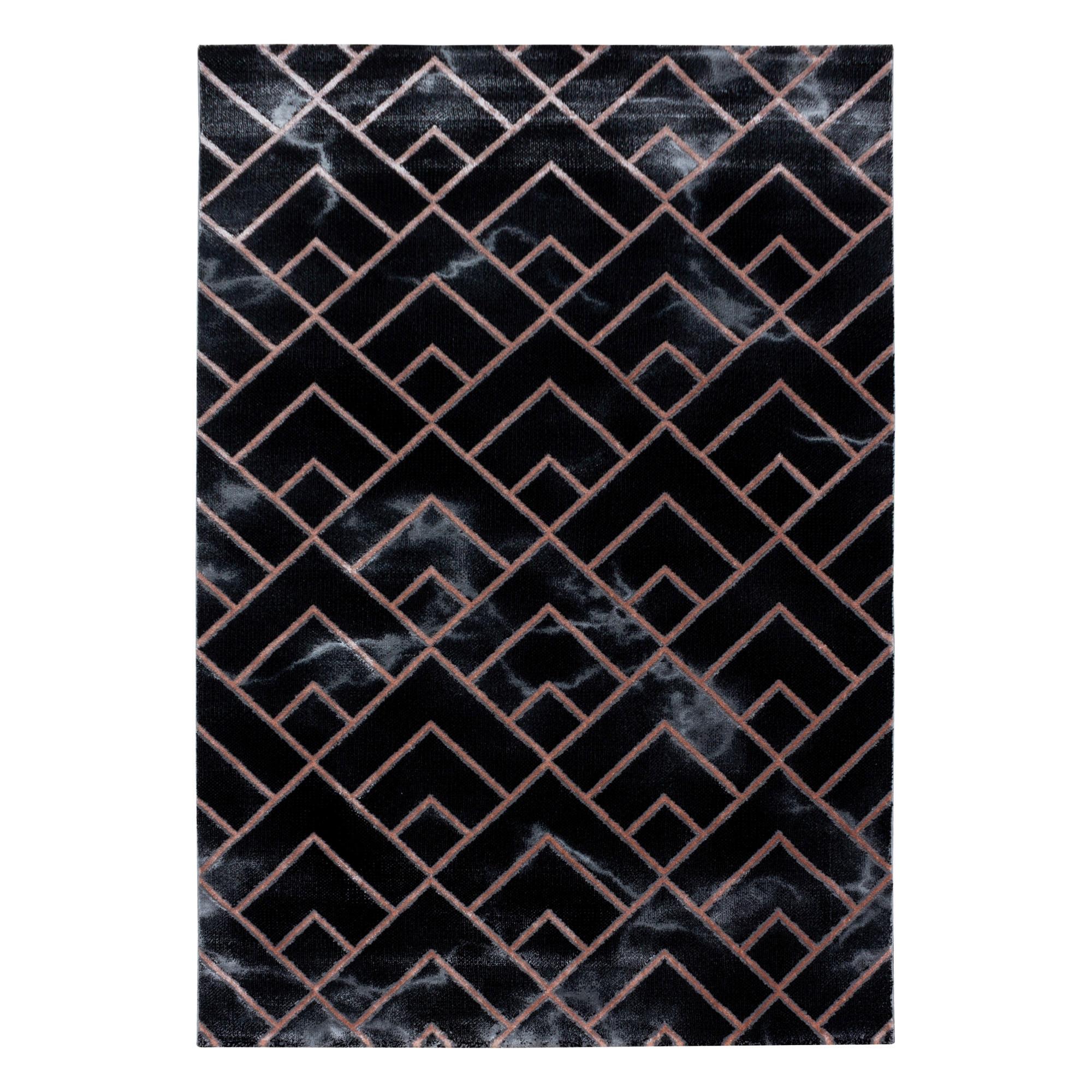 Webteppich Naxos Bronzefarben ca. 140x200cm - Bronzefarben, Design, Textil (140/200cm)