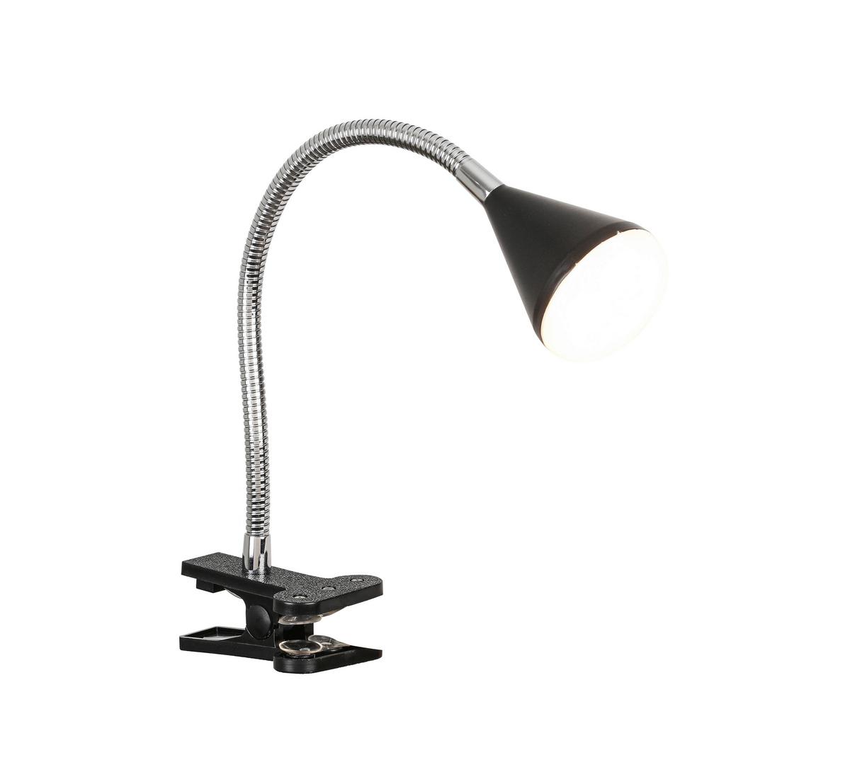 LAMPA ZACISKOWA LED FLEX *SBB* - czarny/przezroczysty, Basics, tworzywo sztuczne/metal (42/6/10cm) - Boxxx