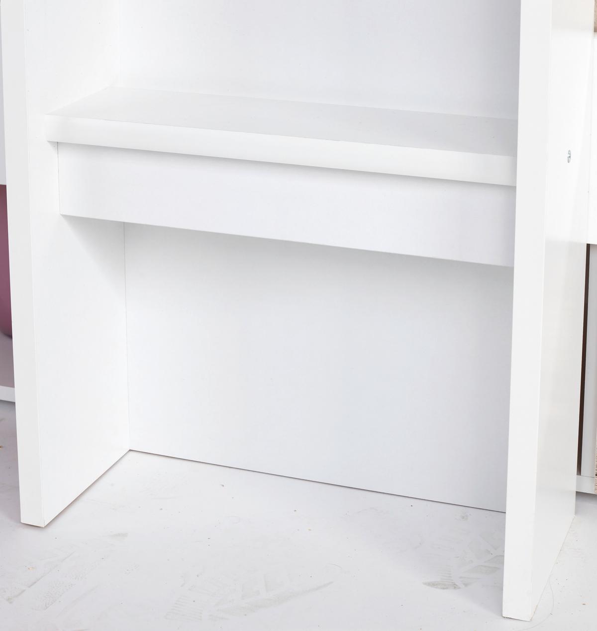 Emeletes Ágy Maxi - tölgyfa színű/fehér, Konventionell, faalapú anyag (90/200cm) - MID.YOU