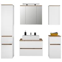 Kupaonica Marbella Wtu 80 - bijela/hrast Artisan, Moderno, drvni materijal (160cm)