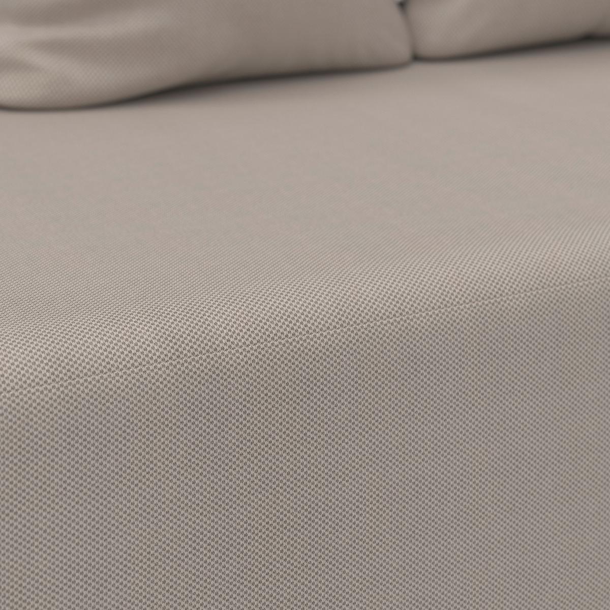 Gartenlounge Marino Hellgrau Textil/Metall - Dunkelgrau/Hellgrau, Modern, Kunststoff/Textil (153/81/76cm) - Bessagi Garden