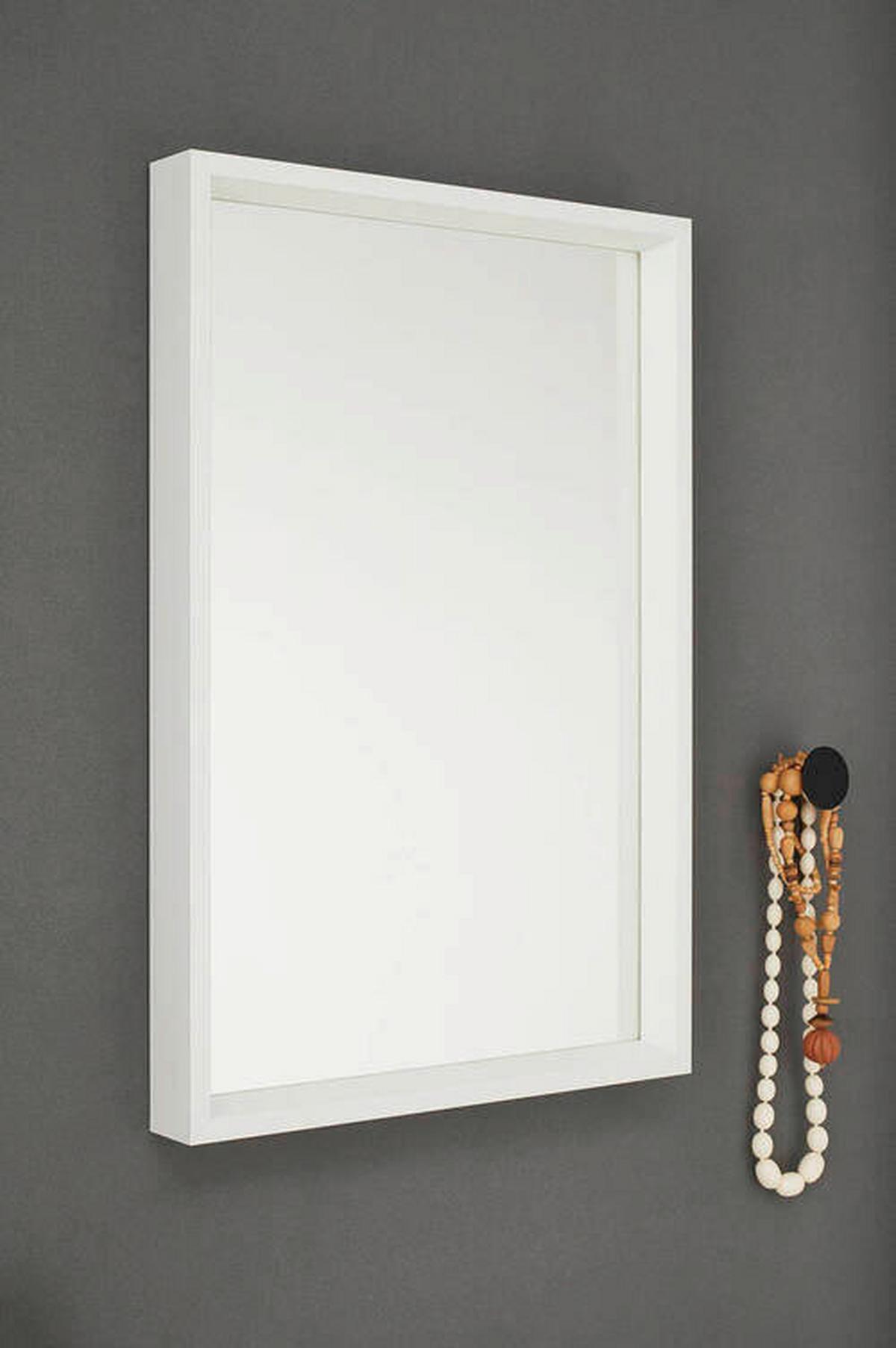Kopalnica Za Goste Amy - bela, Moderno, steklo/leseni material (41/165/23cm) - Mömax
