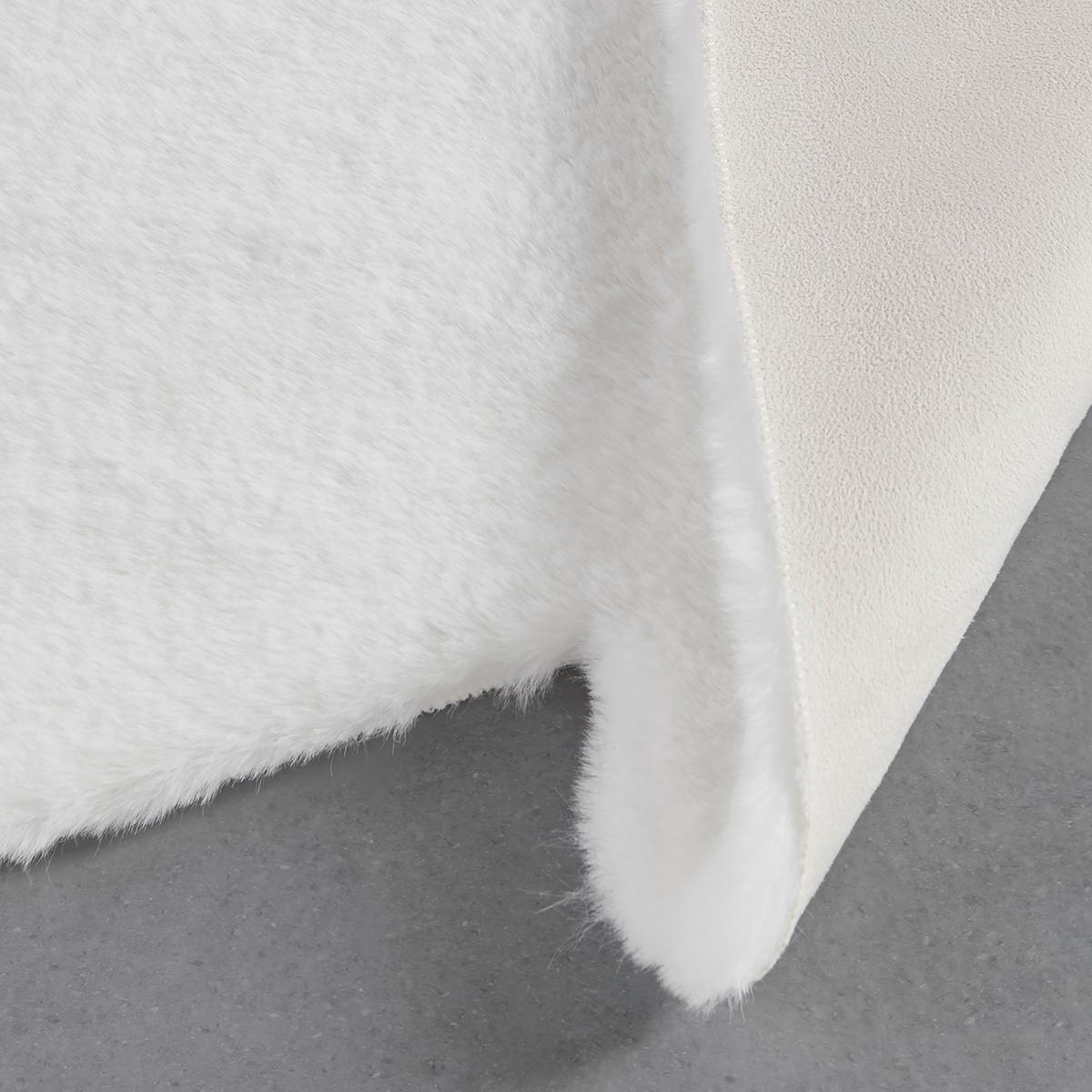 Umetno Krzno Marlene - bela, tekstil/krzno (90/60cm) - Modern Living