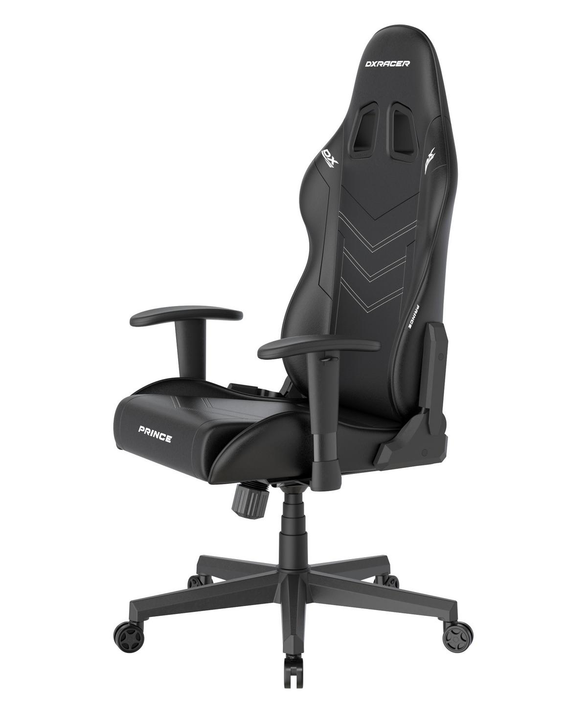 Gamingstuhl Prince Schwarz - Schwarz/Weiß, KONVENTIONELL, Kunststoff/Textil (70/132/70cm) - Dxracer
