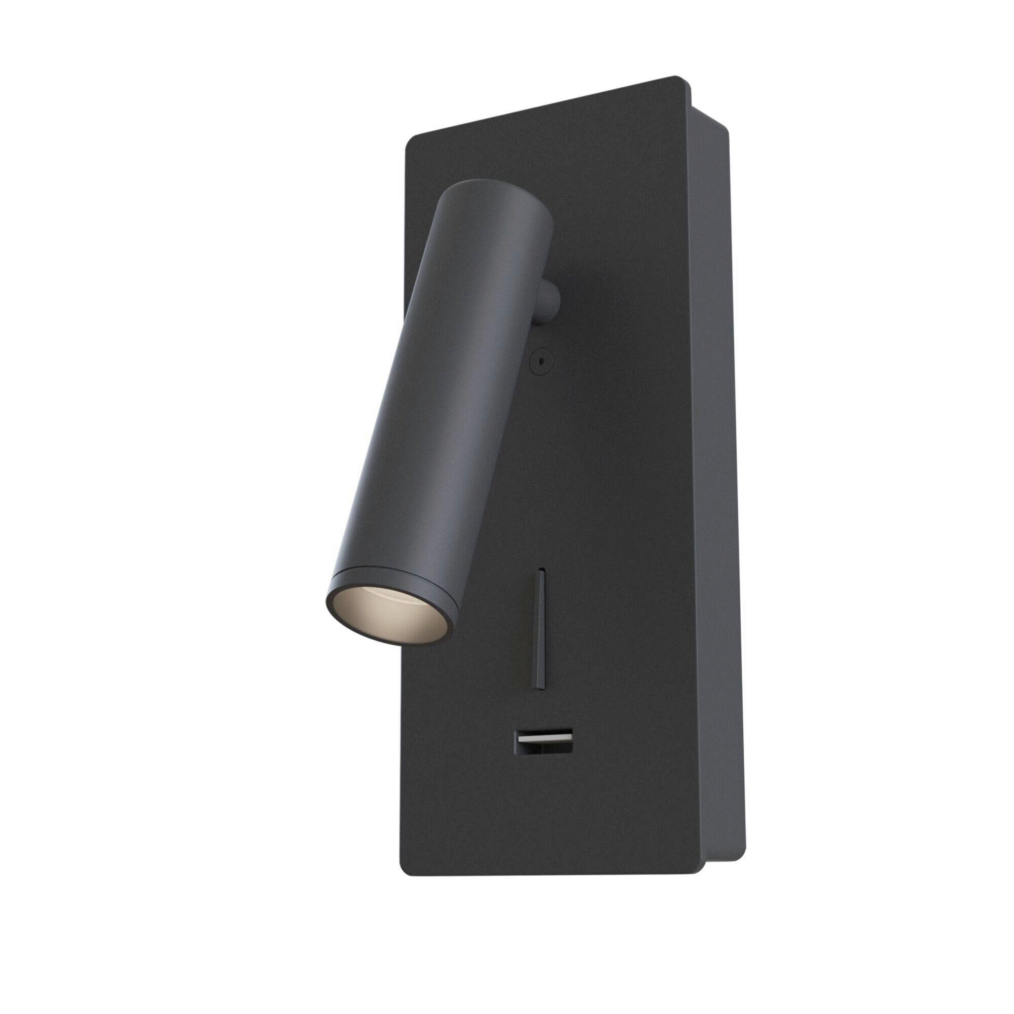 Wandleuchte Mirax Schwarz max. 3 Watt - Schwarz, Trend, Metall (18,6/7/6,5cm) - MAYTONI