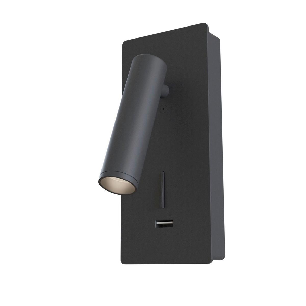 Wandleuchte Mirax Schwarz max. 3 Watt - Schwarz, Trend, Metall (18,6/7/6,5cm) - MAYTONI