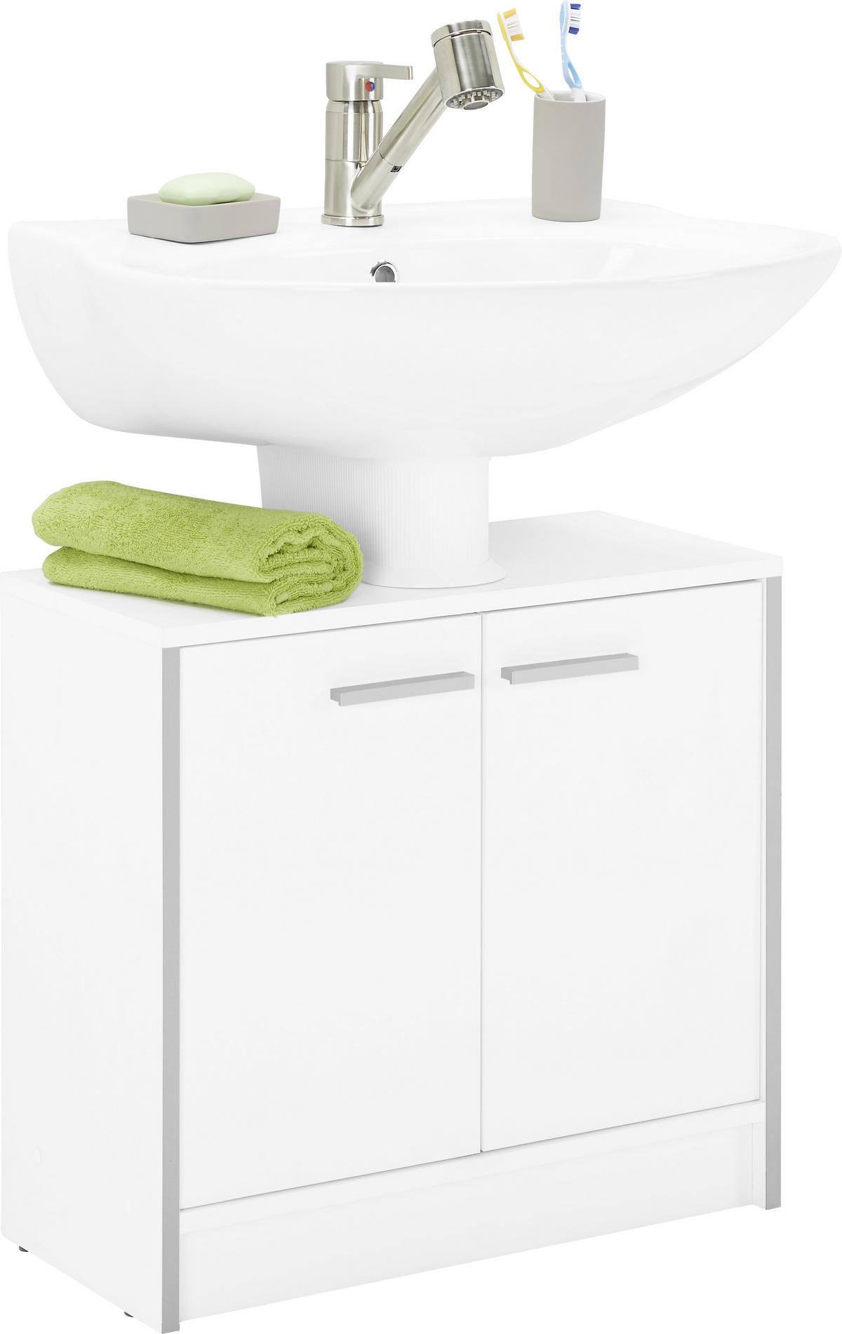 Bază pentru lavoar Luna II - Modern, material pe bază de lemn (60/56/29cm) - Based