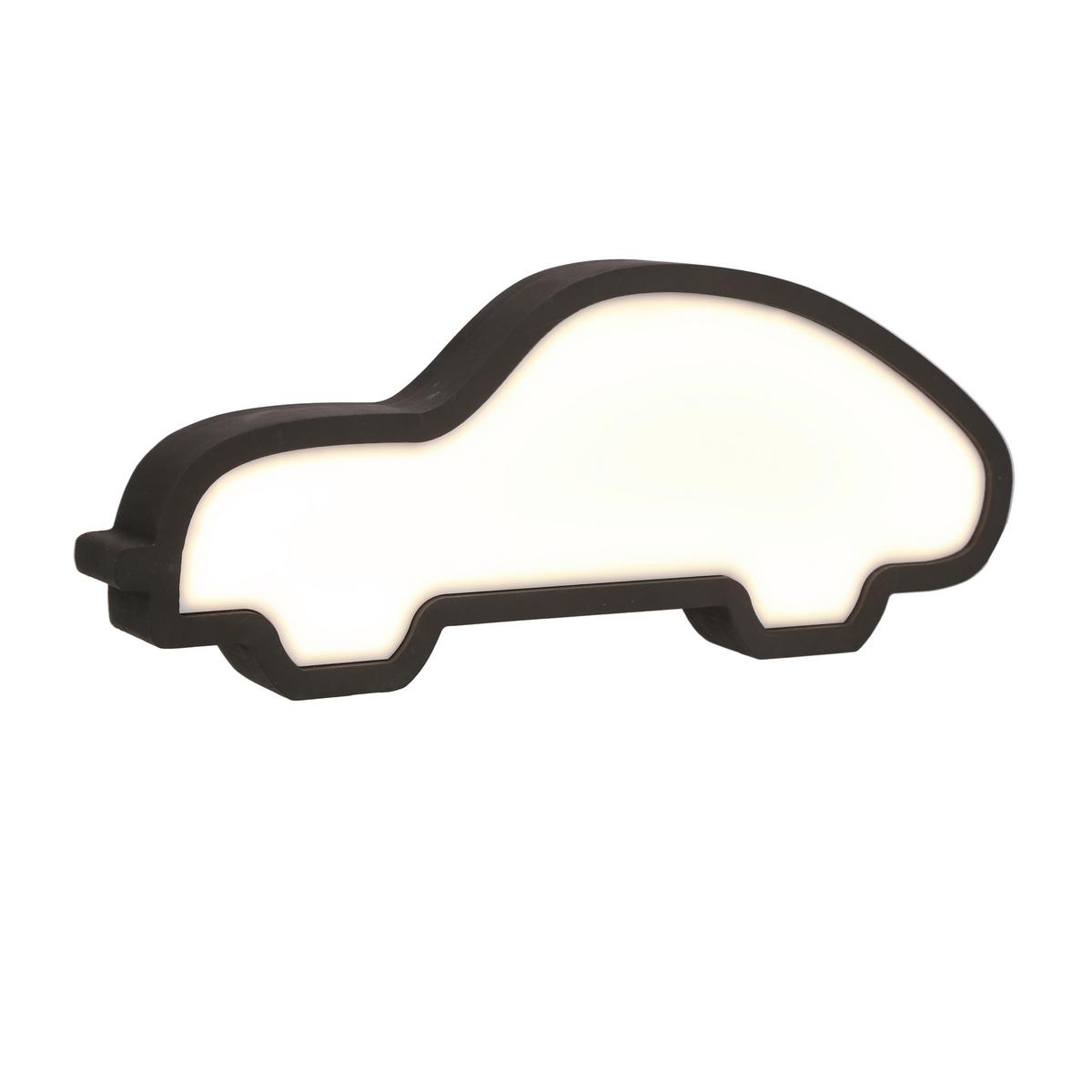 Dječja Stolna Svjetiljka Car - crna, Basics, drvni materijal/plastika (35/3.5/14cm)