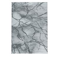 Webteppich Naxos Silberfarben ca. 80x250cm - Silberfarben, Design, Textil (80/250cm)