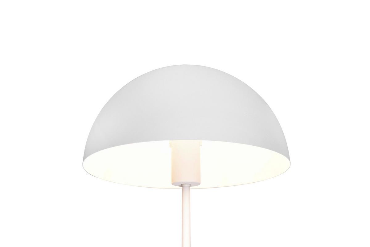 Tischleuchte Nola Weiß max. 40 Watt - Weiß, KONVENTIONELL, Metall (30/45cm) - Trio Leuchten