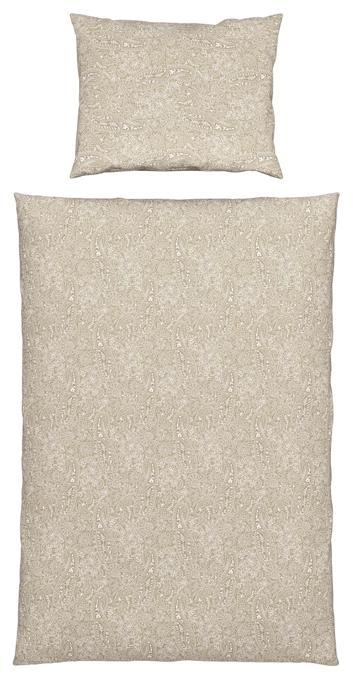 Lenjerie de pat Layla, cca. 140x200/70x90 cm - bej, Konventionell, textil (140/200cm) - Modern Living