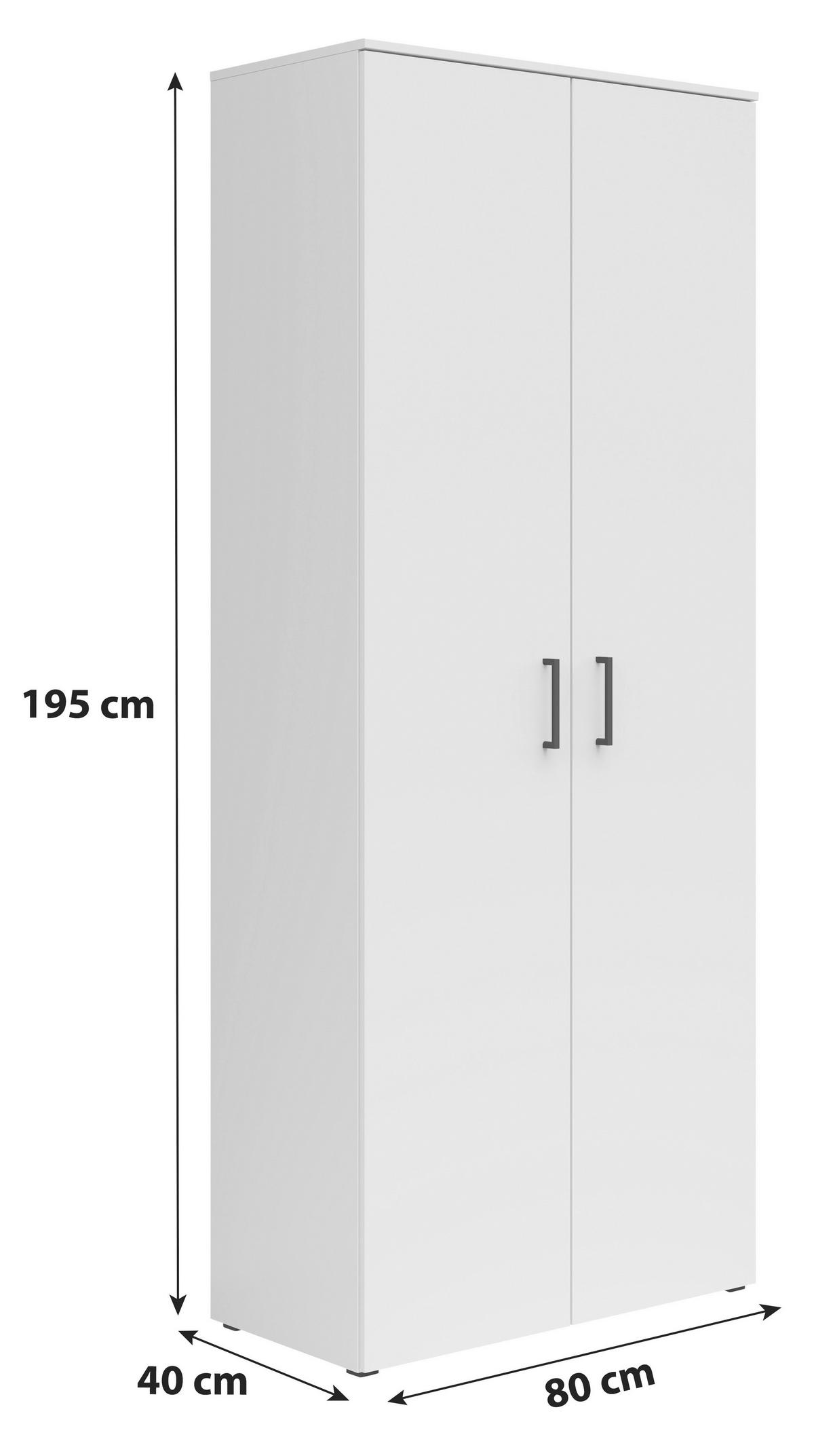 Dulap MULTI - grafit, Modern, material pe bază de lemn (80/195/40cm) - Modern Living