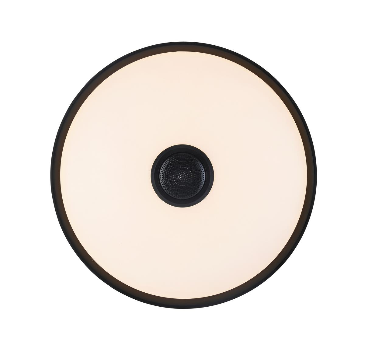 Led Smart Mennyezeti Lámpa Mirsada - fekete/fehér, műanyag/fém (42/8,5cm) - Premium Living