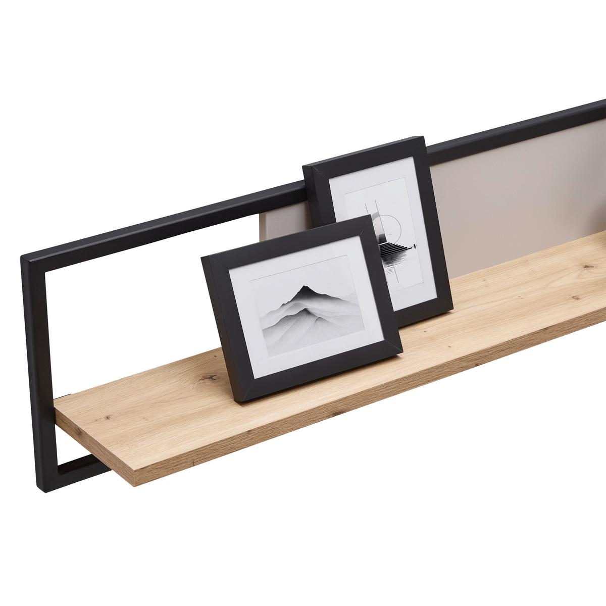 Wandboard Cremona Kaschmir - Kaschmir, MODERN, Holzwerkstoff/Metall (120/28/20cm) - Premium Living