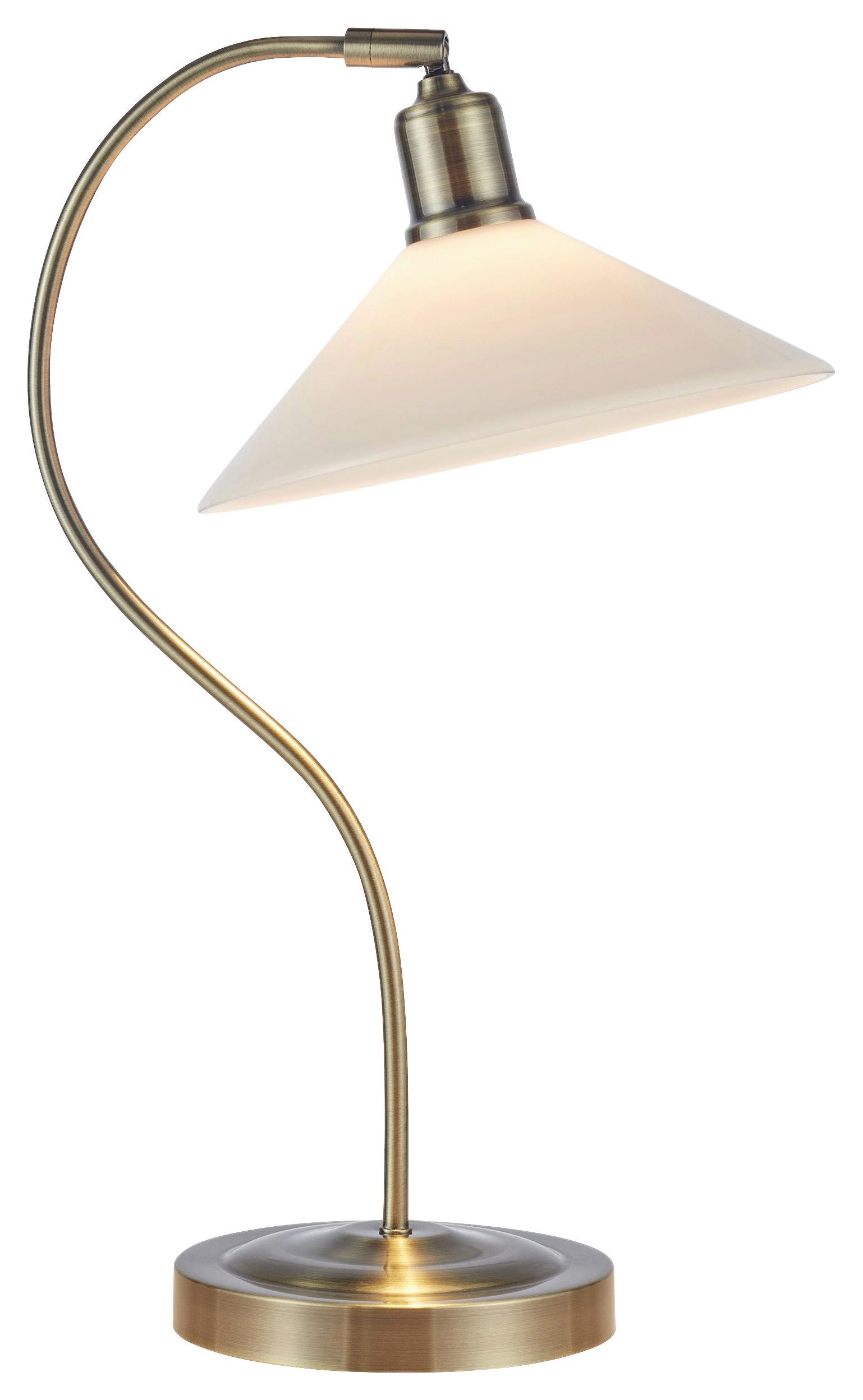 Tischleuchte Vela Weiß max. 40 Watt - Weiß, Basics, Metall (27,5/25/49cm) - Markslöjd