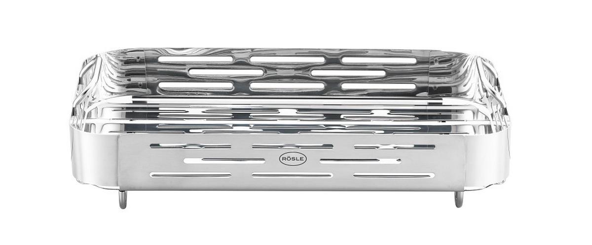 BRYTFANNA 911037 RÖSLE - kolor stalowy, Basics, metal (40,9/28,5/18,1cm) - Rösle