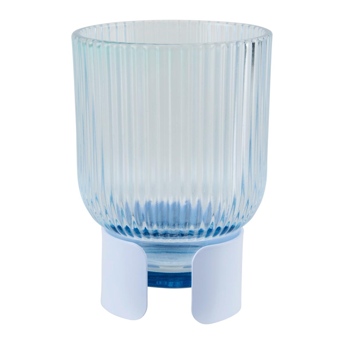 Svijećnjak Čaša Teo - svijetlo ružičasta/svijetlo smeđa, staklo/metal (10/14cm) - Mömax