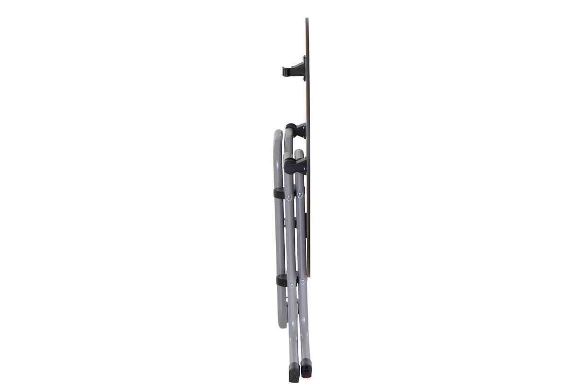 GARTENKLAPPTISCH K95705 - Anthrazit/Silberfarben, KONVENTIONELL, Holz/Kunststoff (80/71cm) - Siena Garden