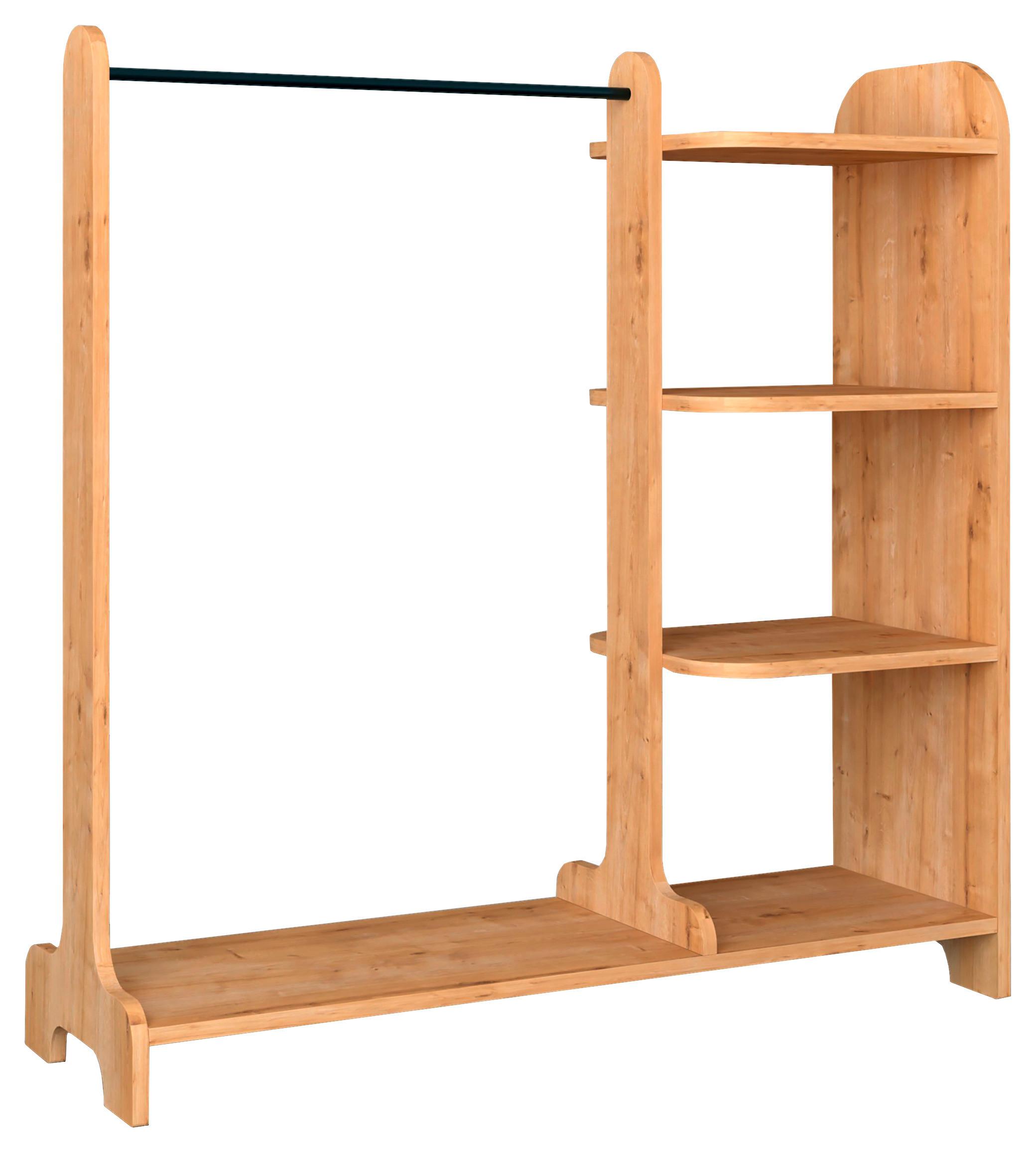 Predsoba Lempu, Hrast - medeni hrast, Moderno, leseni material (106/110/35cm) - MID.YOU