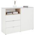 Komoda Stamford - aluminij/siva, Moderno, kovina/umetna masa (121/92/42cm) - Mömax modern living Komoda Stamford - aluminij/siva, Moderno, kovina/umetna masa (121/92/42cm) - Mömax modern living