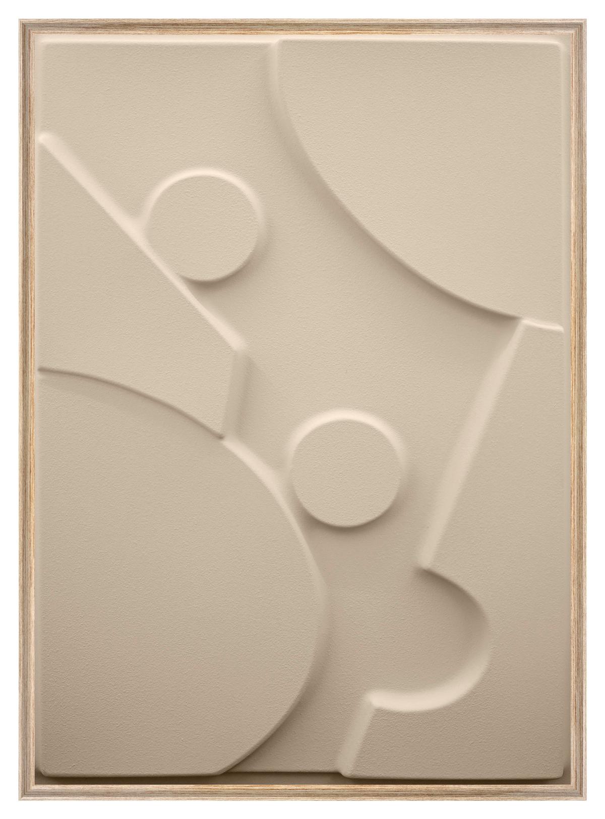 Bild Antonio Hellbraun ca. 50x70cm - Hellbraun/Eichefarben, Holzwerkstoff/Kunststoff (50/70cm) - Modern Living