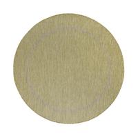 Ravno Tkana Preproga Relax, Zelena, 120cm - zelena, Basics, tekstil (120/120cm) - Novel