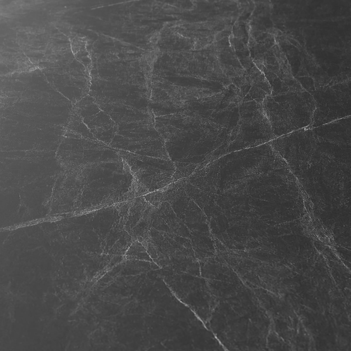 Jedilna Miza James, Temno Siva, 180x90 - temno siva/črna, Trend, kovina/leseni material (180/76/90cm)