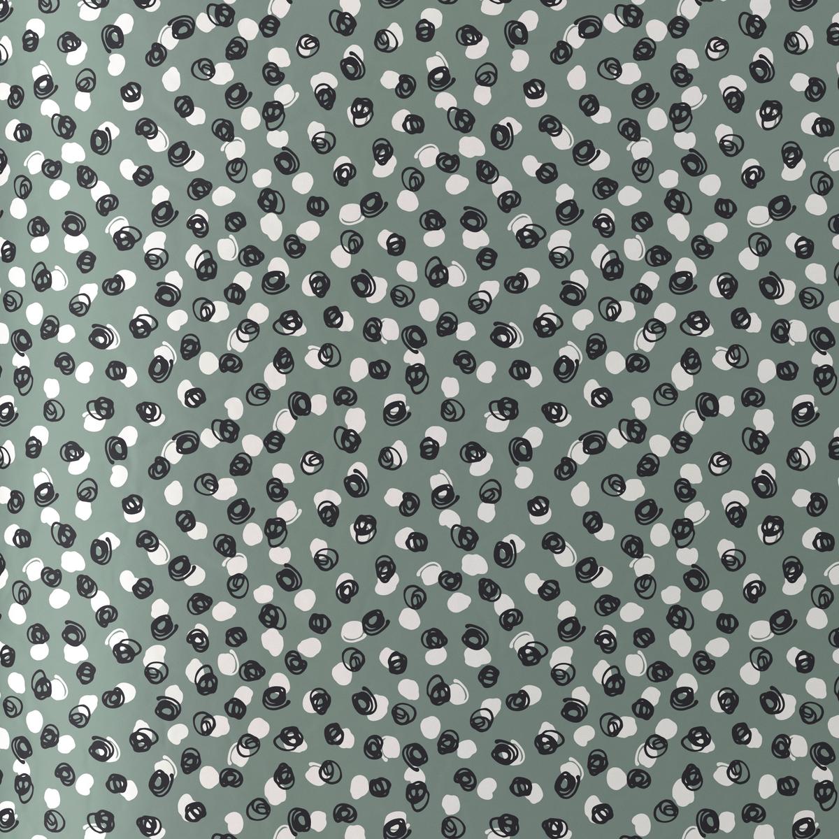 BETTWÄSCHESET DOODLE DOTS - Weiss/Jadegrün, Konventionell, Textil (160/210cm) - Modern Living