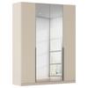 DULAP USI ROTATIVE ALABAMA - argintiu/șampanie, Trend, material pe bază de lemn (181/229/54cm) - Modern Living