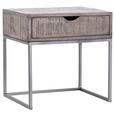 Nachtkästchen in Grau - Grau, KONVENTIONELL, Holz/Metall (35/55/45cm) - Modern Living Nachtkästchen in Grau - Grau, KONVENTIONELL, Holz/Metall (35/55/45cm) - Modern Living