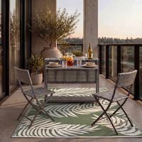 Loungeset Mario Graubraun Metall/Kunststoff Modular - Graubraun, MODERN, Kunststoff/Textil (110/86,5/80cm) - Bessagi Garden