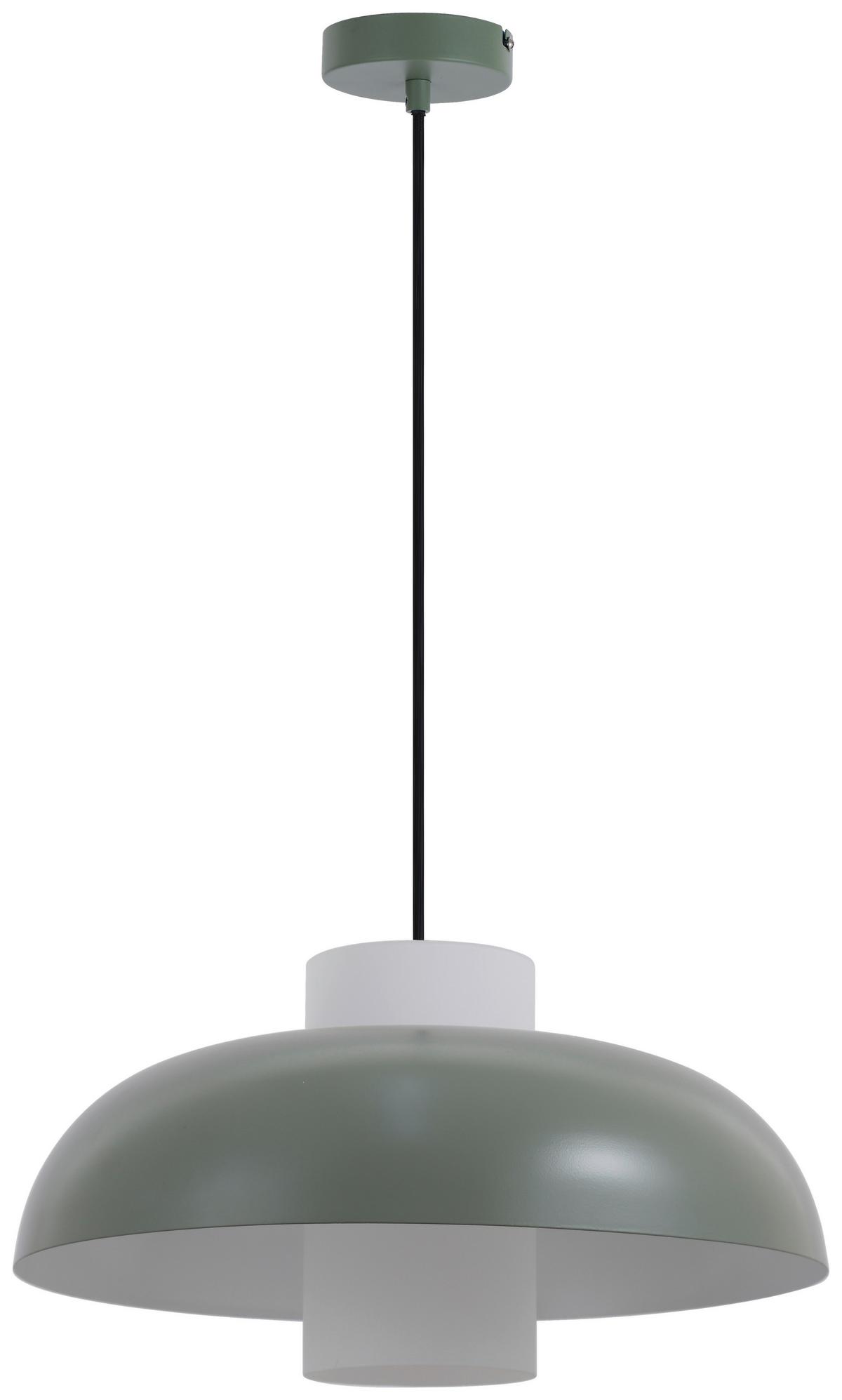 LAMPA WISZĄCA JULIE - zielony/biały, Trend, metal/szkło (38/120cm) - Collet's Monde