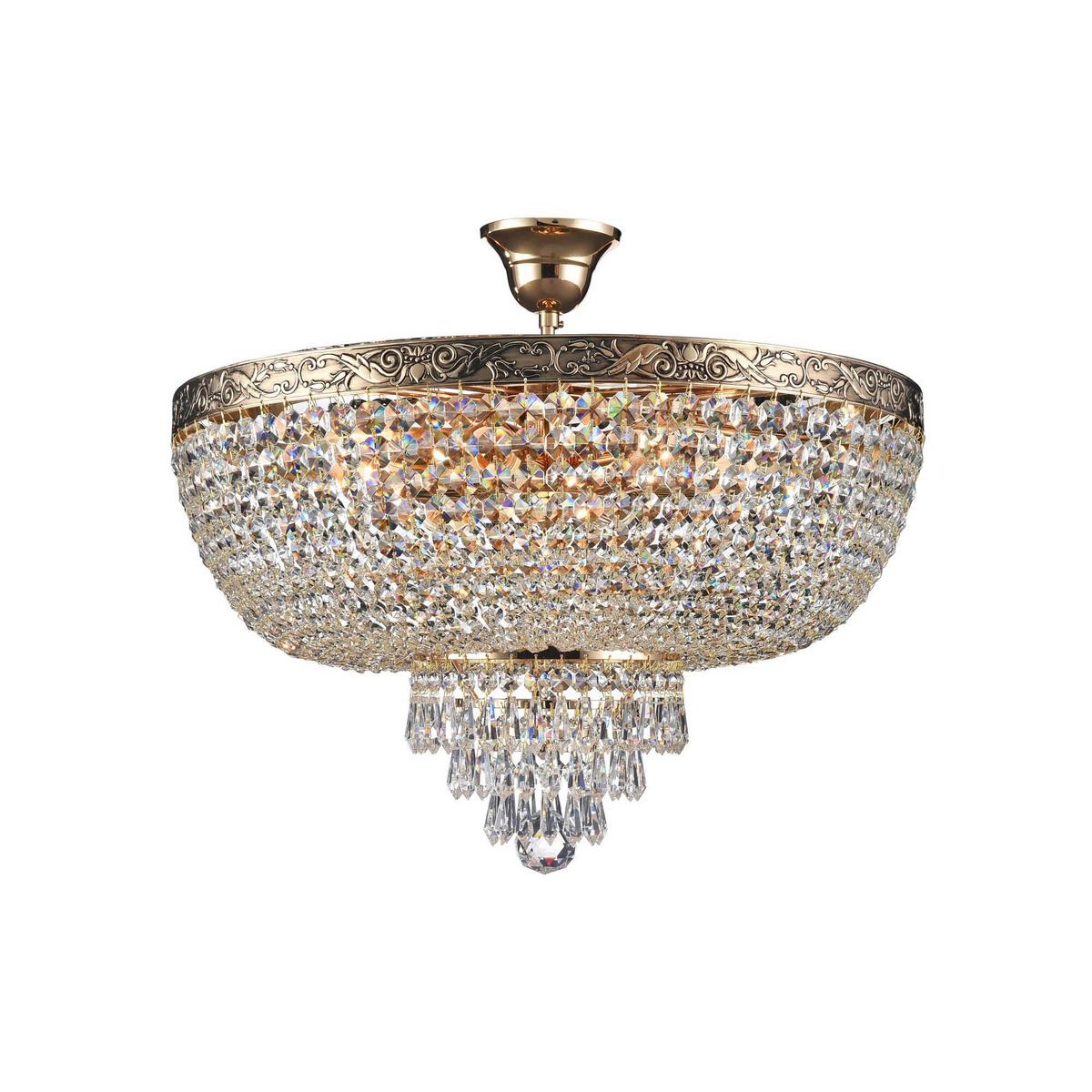 Kronleuchter Palace Goldfarben max. 60 Watt - Goldfarben, Trend, Metall (50/38cm) - MAYTONI