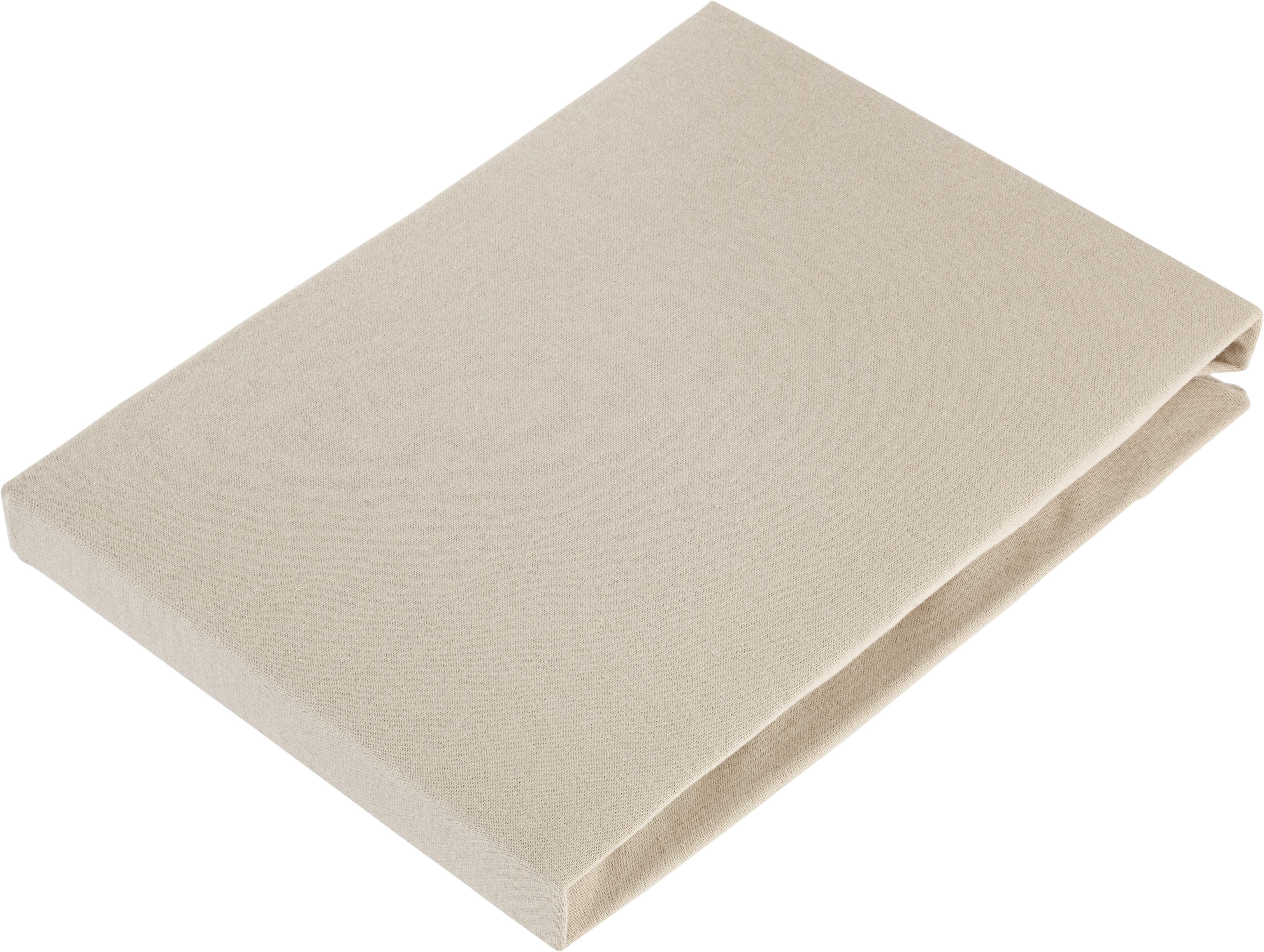Fixleintuch Basic in Taupe ca. 100x200cm - Taupe, Textil (100/200cm) - Modern Living