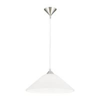 LAMPA WISZĄCA HL 6-1525/1 SATIN GRADO - kolor srebrny, Konventionell, metal/szkło (40/123cm)