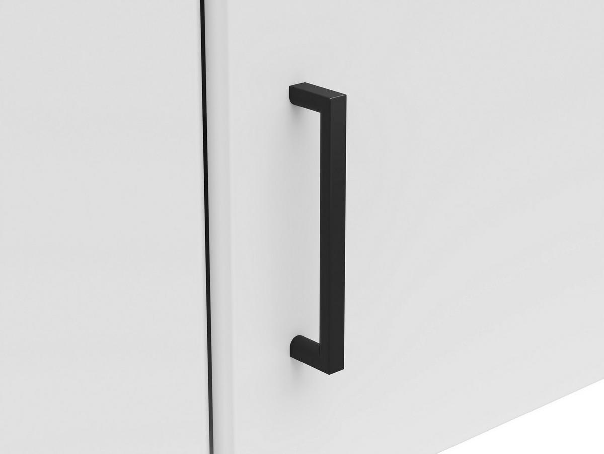 Aufsatzschrank Multistauraum Weiss - Weiss/Schwarz, Modern, Holzwerkstoff/Kunststoff (71,5/35/71,5cm) - Premium Living
