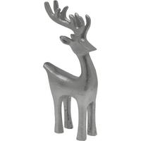 Dekor Szarvas Deer Silver - ezüstszínű, fém (10,5/5/22cm)