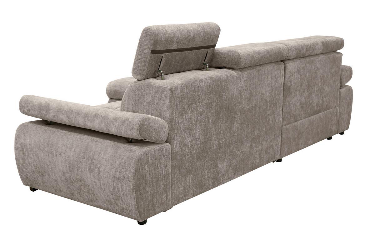 Kutna Garnitura Vegas - crna/taupe, Design, drvo/tekstil (173/294cm) - Modern Living