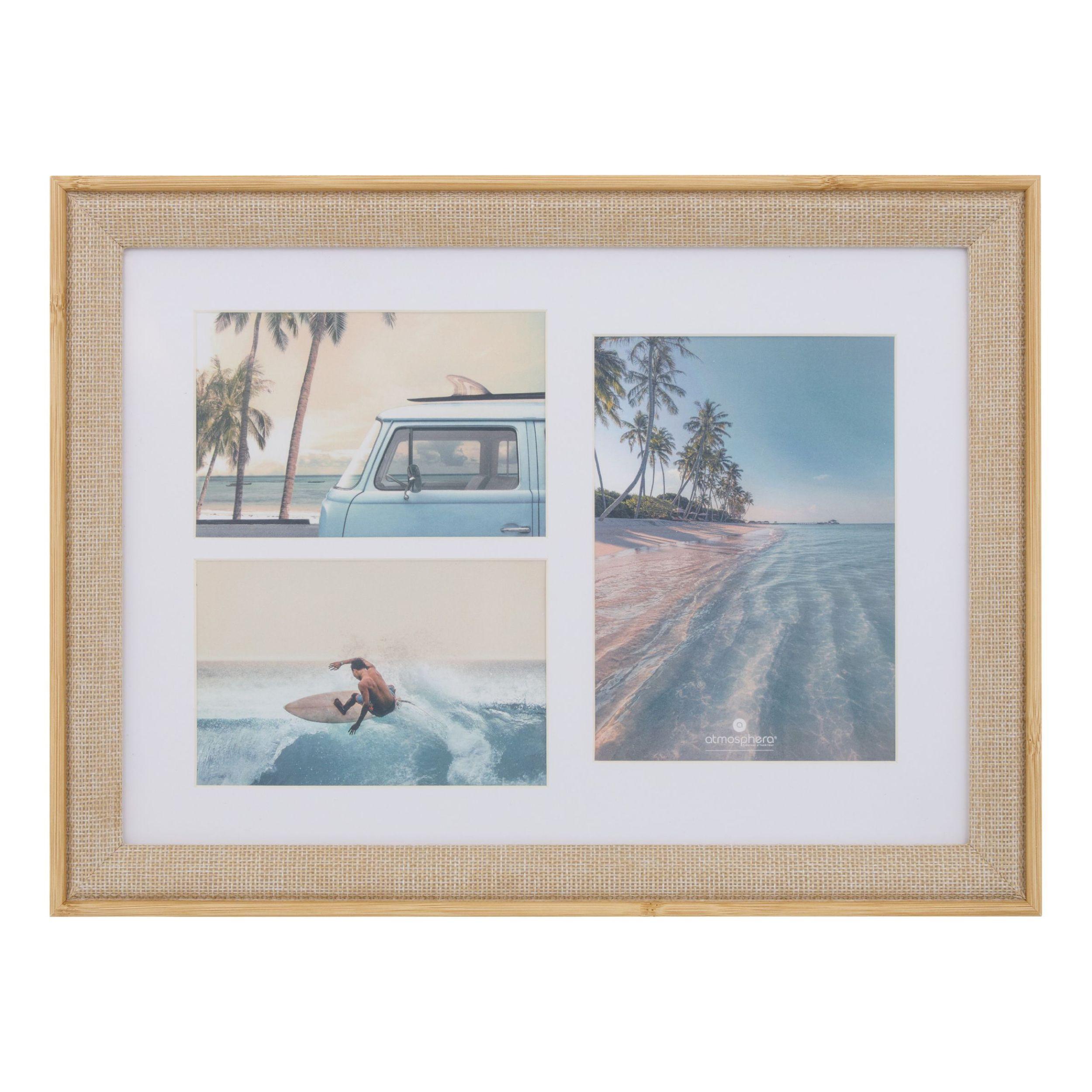 Ramă foto colaj Zera - bej, Basics, plastic/material pe bază de lemn (25/35/1,8cm)