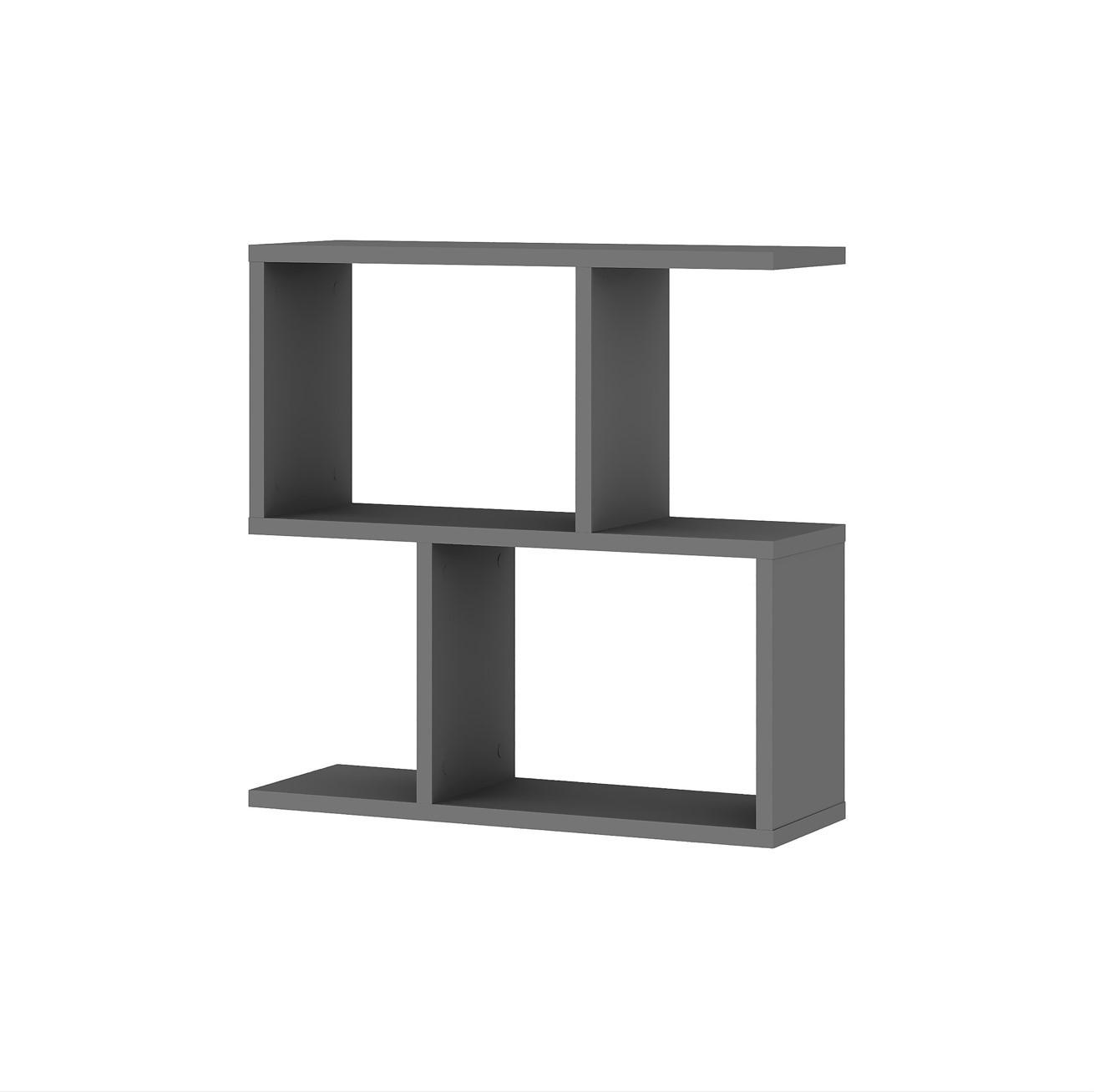 Mizica Homemania - antracit, Design, leseni material (60/20/60cm) - Livetastic