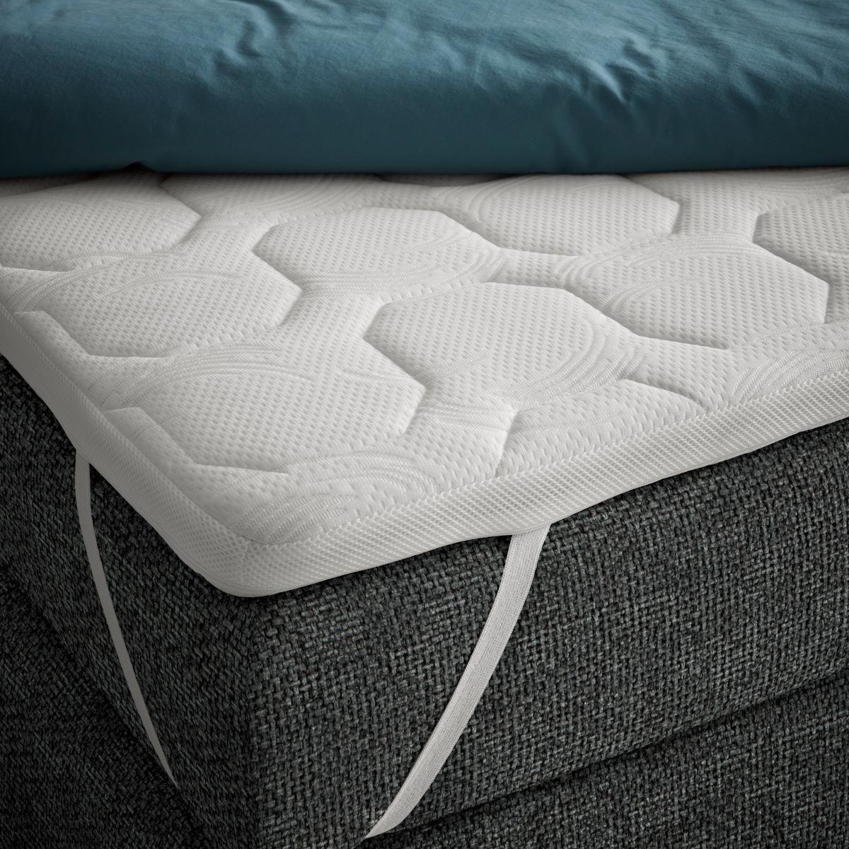 Boxspringbett Palace Graphitfarben ca. 160x200cm - Graphitfarben, KONVENTIONELL, Kunststoff/Textil (160/200cm) - Premium Living