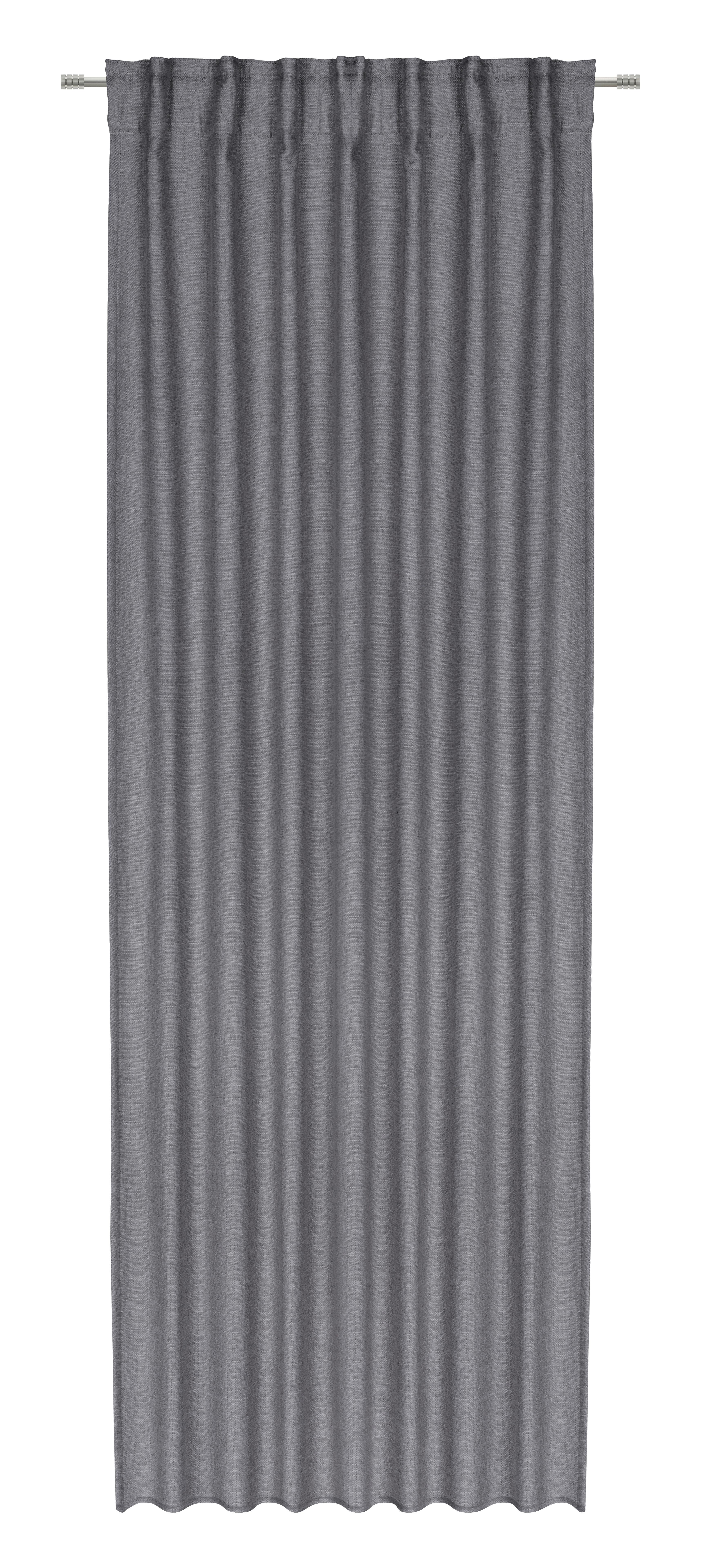Gotova Zavjesa Alfi 135/255cm - antracit, Konventionell, tekstil (135/255cm) - Modern Living