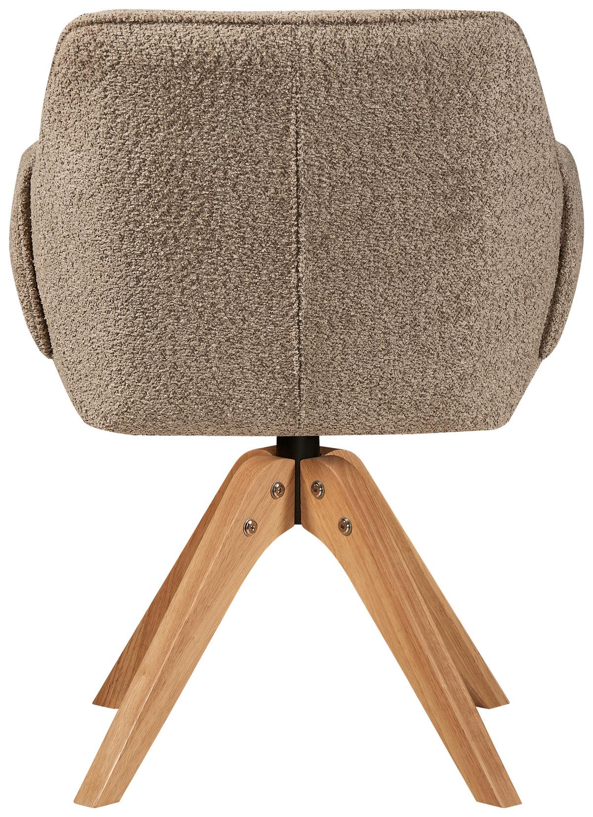 Karosszék Dian 225 - taupe, Modern, textil/fa (60/86,5/63,5cm) - Kayoom