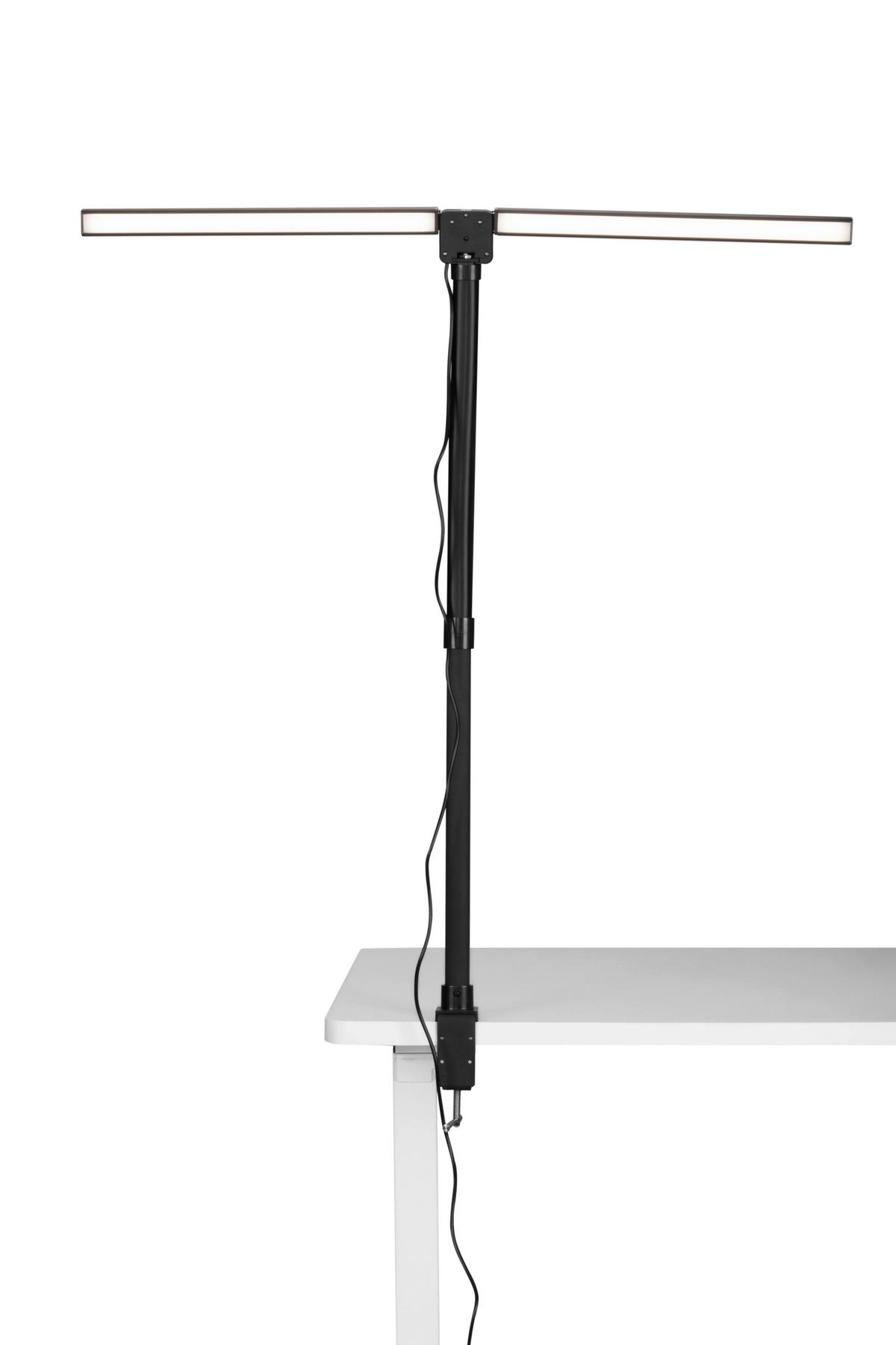 LAMPA ZACISKOWA LED HAYWARD *SBN* - czarny, Basics, tworzywo sztuczne/metal (80/35/71,5cm) - Novel