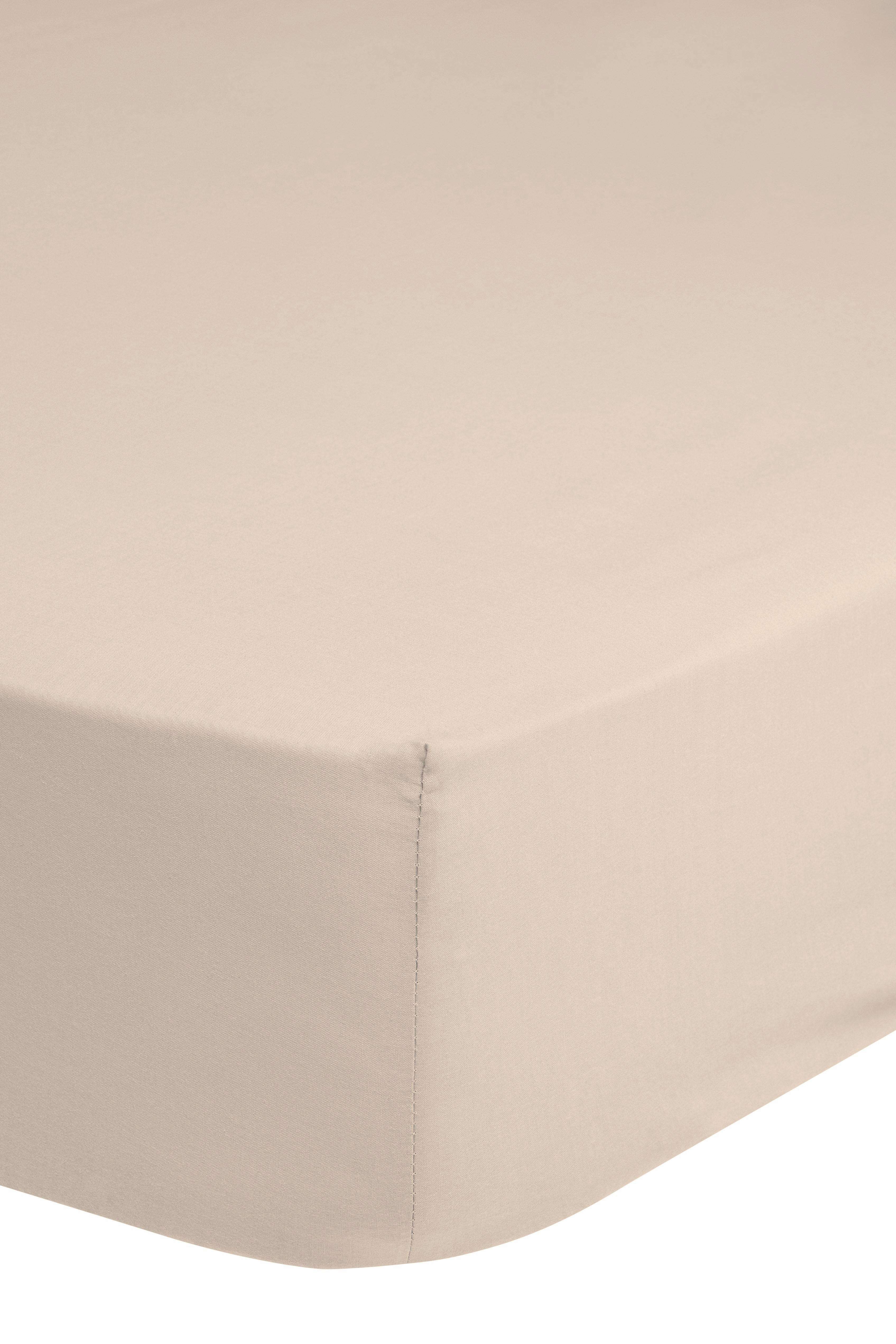 Spannleintuch Jersey ca. 140x200cm - Naturfarben, Basics, Textil (140/200cm) - MID.YOU