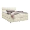 Boxspringbett Bubble Box Ecru ca. 160x200cm - Ecru/Schwarz, Konventionell, Holz/Textil (160/200cm) - Premium Living