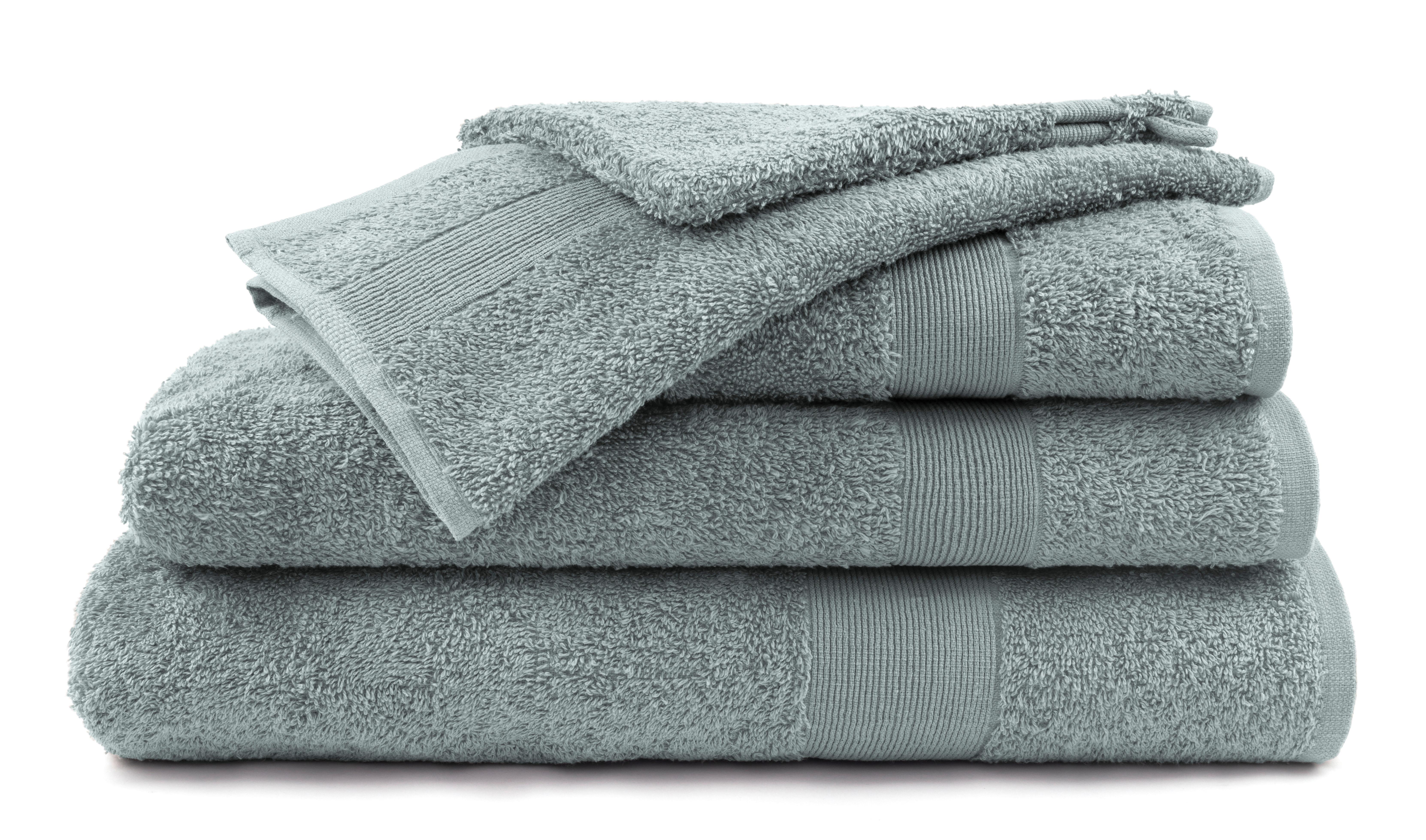 Gästehandtuch Silke Grau ca. 30x50cm 2er Set - Grau, Textil (30/50cm)