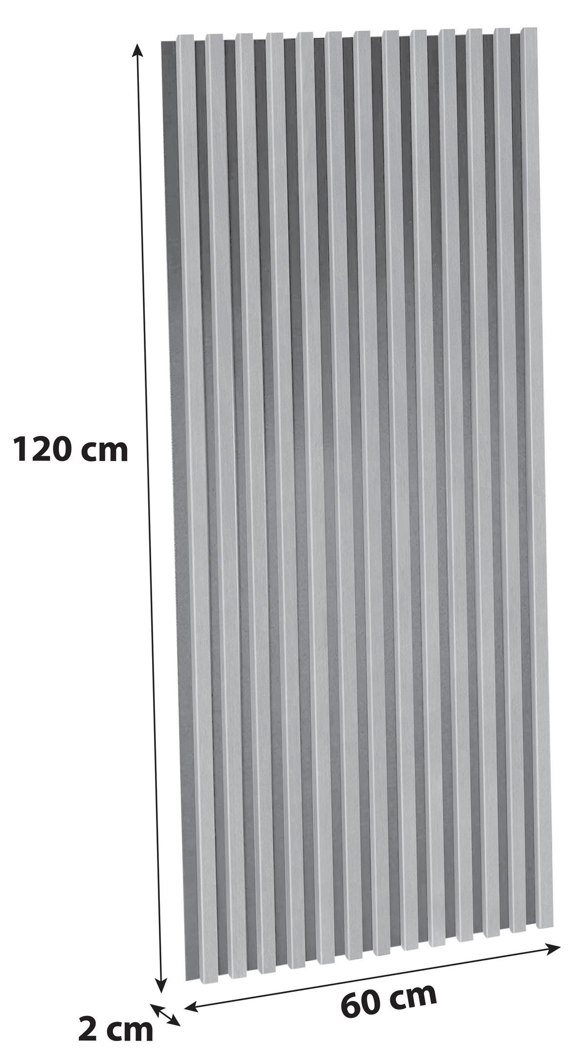 Josef Zidni Panel, 2 Kom - hrast artisan, Moderno, pločasti materijal/plastika (60/120/2cm) - Modern Living