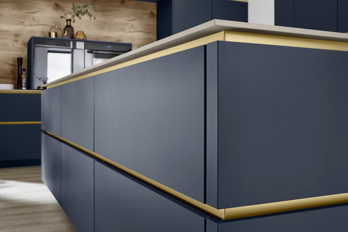 Kuhinja Z Otokom Easytouch - Moderno, leseni material - Nobilia