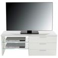 Mizica Za Hi-fi Naprave Merlin Ii - aluminij/bela, Moderno, kovina/leseni material (118,4/47/39,6cm) - Mömax modern living Mizica Za Hi-fi Naprave Merlin Ii - aluminij/bela, Moderno, kovina/leseni material (118,4/47/39,6cm) - Mömax modern living